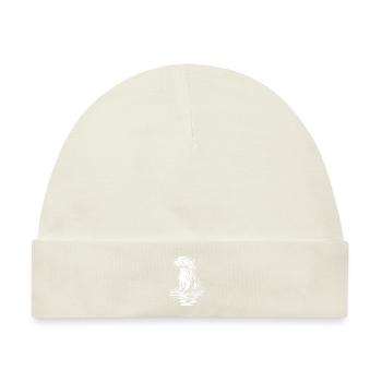 Otter Minimal - Baby Premium Organic Mütze - Naturweiß - Vorne