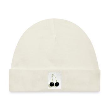 Kirsche - Baby Premium Organic Mütze - Naturweiß - Vorne