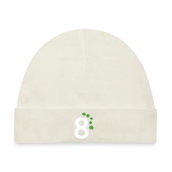 8 - Baby Premium Organic Mütze - Naturweiß - Vorne