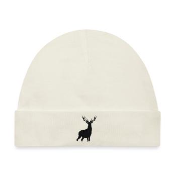 Deer - Baby Premium Organic Mütze - Naturweiß - Vorne