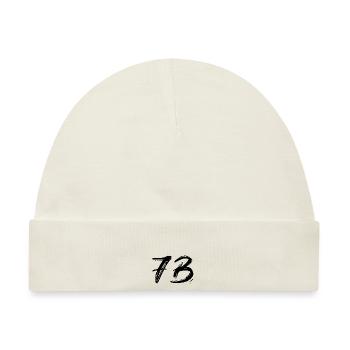 Pongratz Design | 7B | siebenbürgisches Design - Baby Premium Organic Mütze - Naturweiß - Vorne