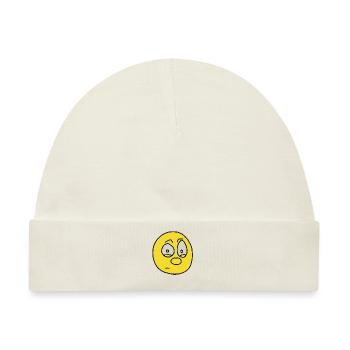 Emoticon - Baby Premium Organic Mütze - Naturweiß - Vorne