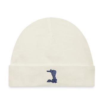Wolf Cartoon Comic Rudel Beute Geschenk Idee Wild - Baby Premium Organic Mütze - Naturweiß - Vorne
