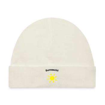 Sunneschii weiss - Baby Premium Organic Mütze - Naturweiß - Vorne