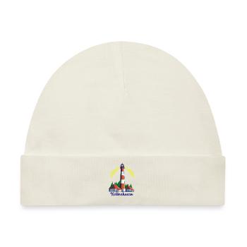 Leuchtturm - Ostseebad Kellenhusen - Baby Premium Organic Mütze - Naturweiß - Vorne