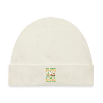Freunde Freundschaft Lästern Zusammenhalt - Baby Premium Organic Mütze - Naturweiß - Vorne
