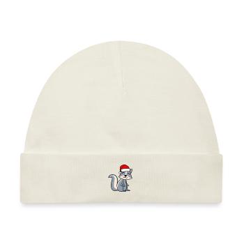 Stinker Comic Weihnachten Xmas - Baby Premium Organic Mütze - Naturweiß - Vorne
