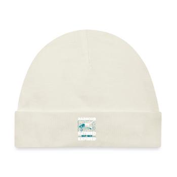 Parkour Im Ruhestand - Baby Premium Organic Mütze - Naturweiß - Vorne