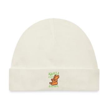 Koalified Gamer - Lustiger Cartoon Koala - Baby Premium Organic Mütze - Naturweiß - Vorne