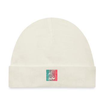 Kirsche Retro Obst Sommer Früchte Rot Geschenk - Baby Premium Organic Mütze - Naturweiß - Vorne