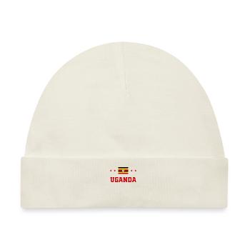 Uganda - Baby Premium Organic Mütze - Naturweiß - Vorne