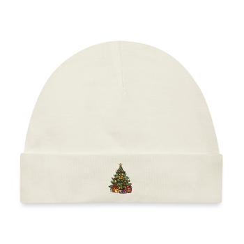 Tanne Xmas Weihnachten - Baby Premium Organic Mütze - Naturweiß - Vorne