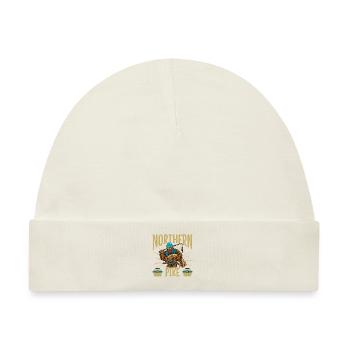 Hecht Fischer Angler Süßwasser Bigfoot-Fischer - Baby Premium Organic Mütze - Naturweiß - Vorne