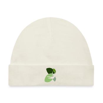 Turnen Handstand - Baby Premium Organic Mütze - Naturweiß - Vorne