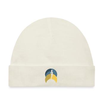 Stewardess Flugzeug Flugbegleiter - Baby Premium Organic Mütze - Naturweiß - Vorne