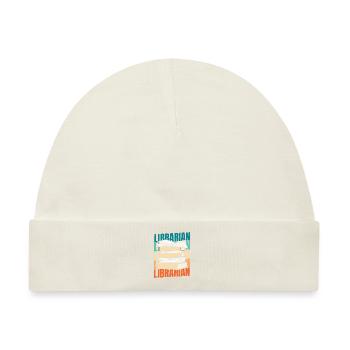 Bibliothekar - Baby Premium Organic Mütze - Naturweiß - Vorne
