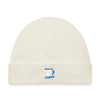Fensterreiniger Industriekletterer Reinigungskraft - Baby Premium Organic Mütze - Naturweiß - Vorne