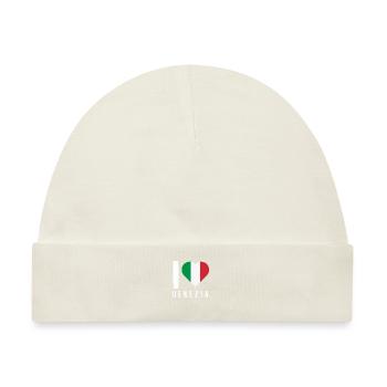 Venice Gondola Italy Venezia - Baby Premium Organic Mütze - Naturweiß - Vorne