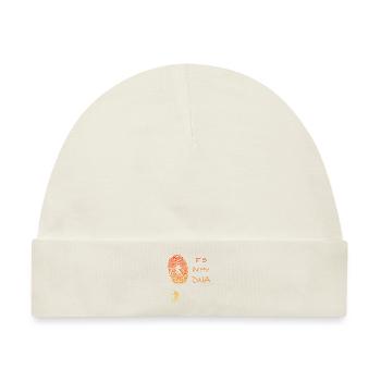 Skiing Ski Pistensau Geschenk - Baby Premium Organic Mütze - Naturweiß - Vorne