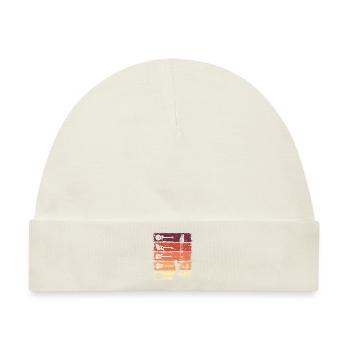 Gitarre Retro E-Gitarre Gitarrist - Baby Premium Organic Mütze - Naturweiß - Vorne