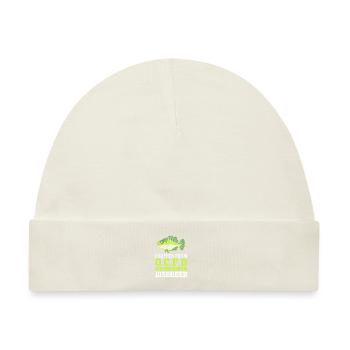 Crappie Fisch Barsch Sonnenbarsch - Baby Premium Organic Mütze - Naturweiß - Vorne