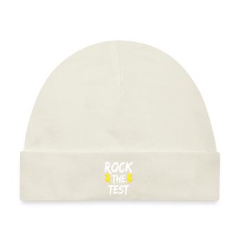 Rock den Test - Baby Premium Organic Mütze - Naturweiß - Vorne