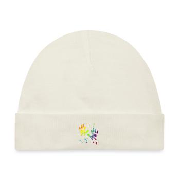 Bunte Hände, Hände, bunt, LGBT - Baby Premium Organic Mütze - Naturweiß - Vorne