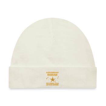 Abschiedsgeschenk Darian - Baby Premium Organic Mütze - Naturweiß - Vorne
