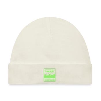 Geschenk für Charlie - Baby Premium Organic Mütze - Naturweiß - Vorne