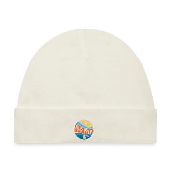 Roberts Hemd Vintage Sunset Roberts Groovy Krawatte - Baby Premium Organic Mütze - Naturweiß - Vorne