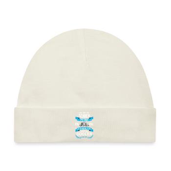 SCHACH Geschenk T Shirt - Baby Premium Organic Mütze - Naturweiß - Vorne