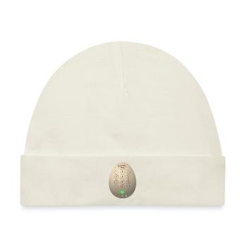 Geschenk Shirt Das neue Ei-Phone. - Baby Premium Organic Mütze - Naturweiß - Vorne