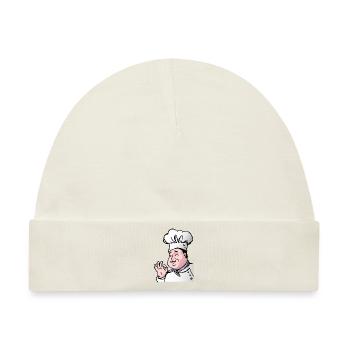 Chefkoch - Baby Premium Organic Mütze - Naturweiß - Vorne