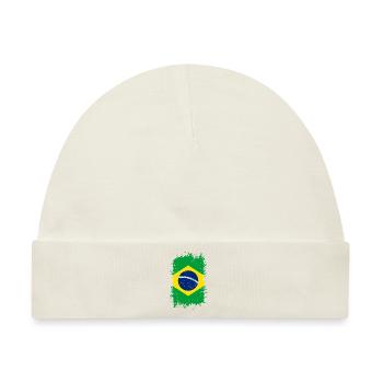 Brasilien - Baby Premium Organic Mütze - Naturweiß - Vorne
