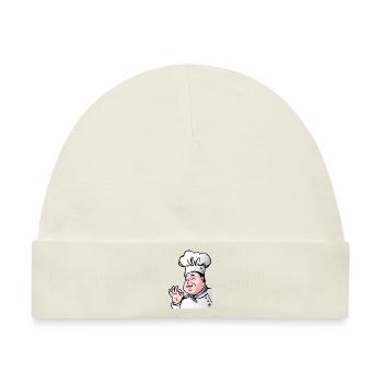 Chefkoch - Baby Premium Organic Mütze - Naturweiß - Vorne