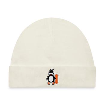 penguin - Baby Premium Organic Mütze - Naturweiß - Vorne