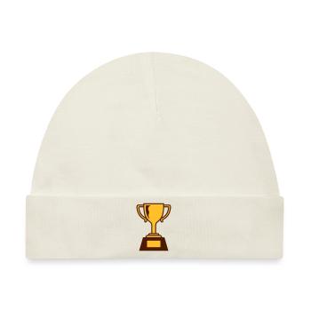 pokal - Baby Premium Organic Mütze - Naturweiß - Vorne