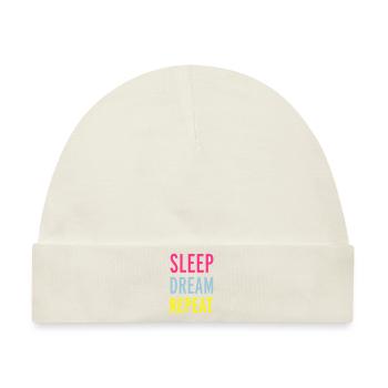 Sleep - Baby Premium Organic Mütze - Naturweiß - Vorne