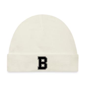 b - Baby Premium Organic Mütze - Naturweiß - Vorne