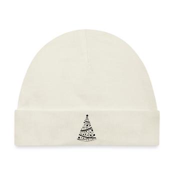 tannenbaum - Baby Premium Organic Mütze - Naturweiß - Vorne