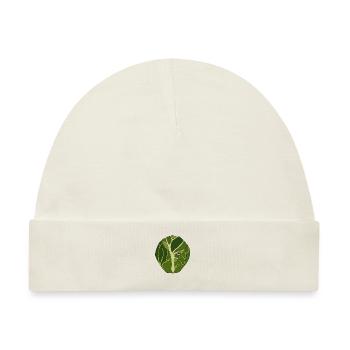 Rosenkohl - Baby Premium Organic Mütze - Naturweiß - Vorne