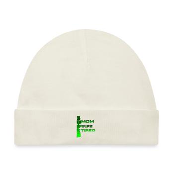 Muttertag Muttertag - Baby Premium Organic Mütze - Naturweiß - Vorne
