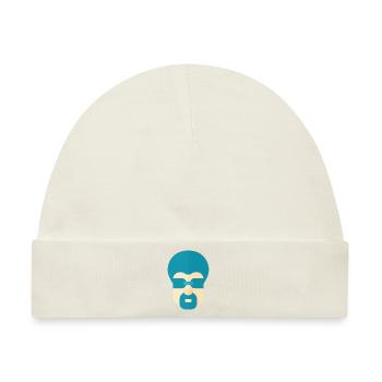 Afro - Baby Premium Organic Mütze - Naturweiß - Vorne