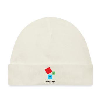 Satz des Pythagoras - Baby Premium Organic Mütze - Naturweiß - Vorne