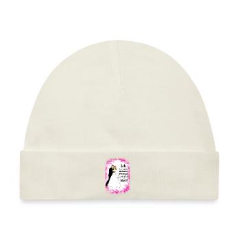 Polterabend Partymonster Junggesellenabschied - Baby Premium Organic Mütze - Naturweiß - Vorne