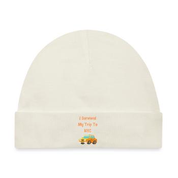 Ich habe meine Reise nach NYC überlebt - Baby Premium Organic Mütze - Naturweiß - Vorne