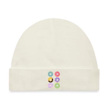 Donut Gruppe - Baby Premium Organic Mütze - Naturweiß - Vorne
