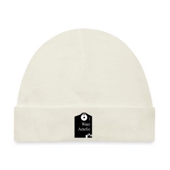 Ich will Amelie - Baby Premium Organic Mütze - Naturweiß - Vorne
