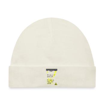 Ich reg mich nicht auf Die anderen regen mich auf - Baby Premium Organic Mütze - Naturweiß - Vorne