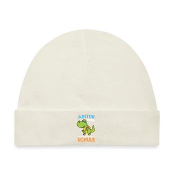 Abitur 2034 Schulkind 2034 Einschulung Abschluss - Baby Premium Organic Mütze - Naturweiß - Vorne